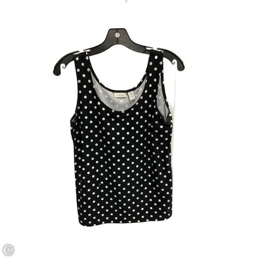 Tank Top By Chicos In Polkadot Pattern, Size: M