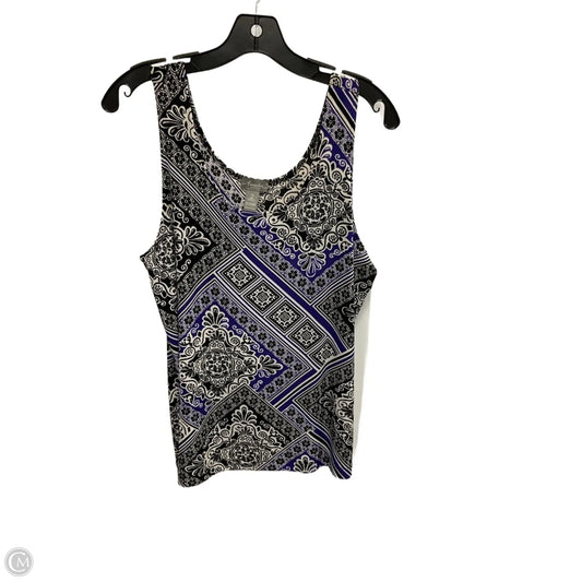 Tank Top By Chicos In Black, Size: L