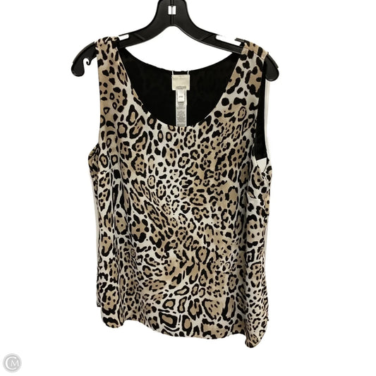 Tank Top By Chicos In Animal Print, Size: M