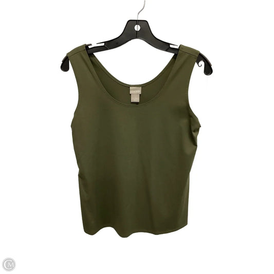 Tank Top By Chicos In Green, Size: M