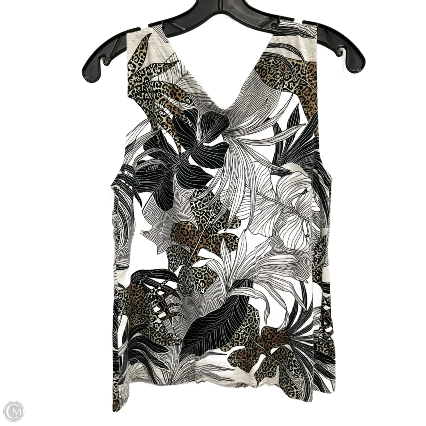 Tank Top By Chicos In Tropical Print, Size: M