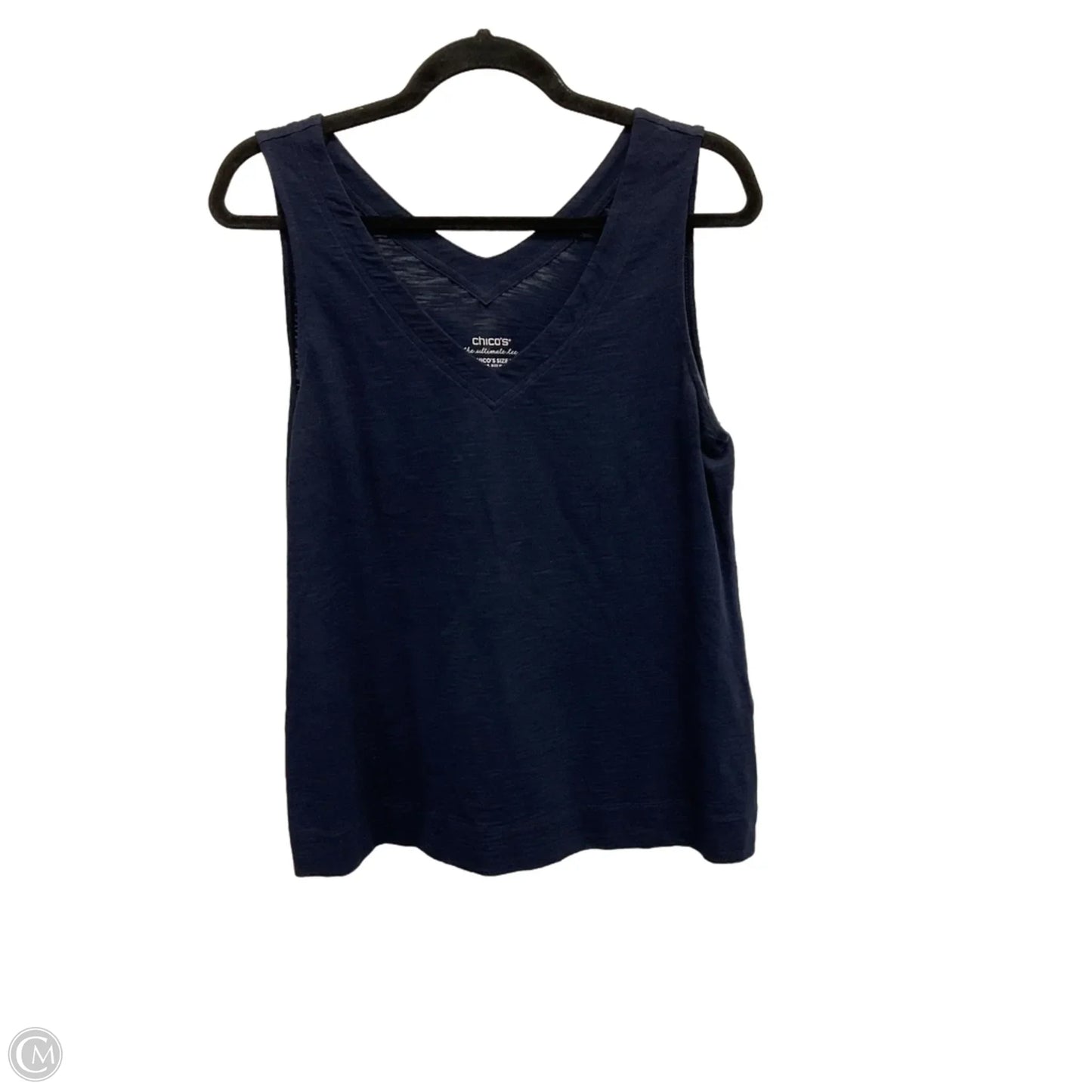 Tank Top By Chicos In Navy, Size: M