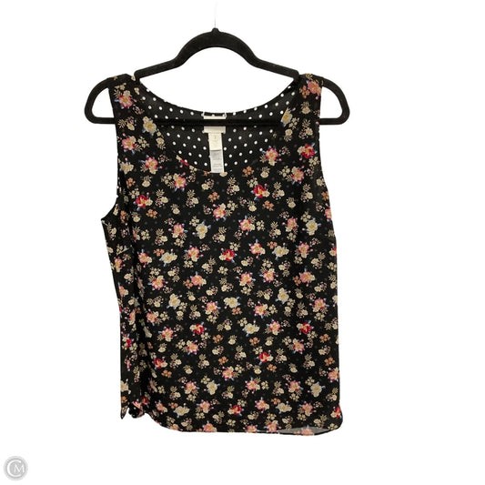 Tank Top By Chicos In Floral Print, Size: M