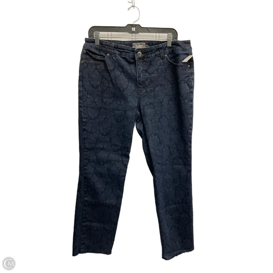 Jeans Cropped By Chicos In Blue, Size: Xl