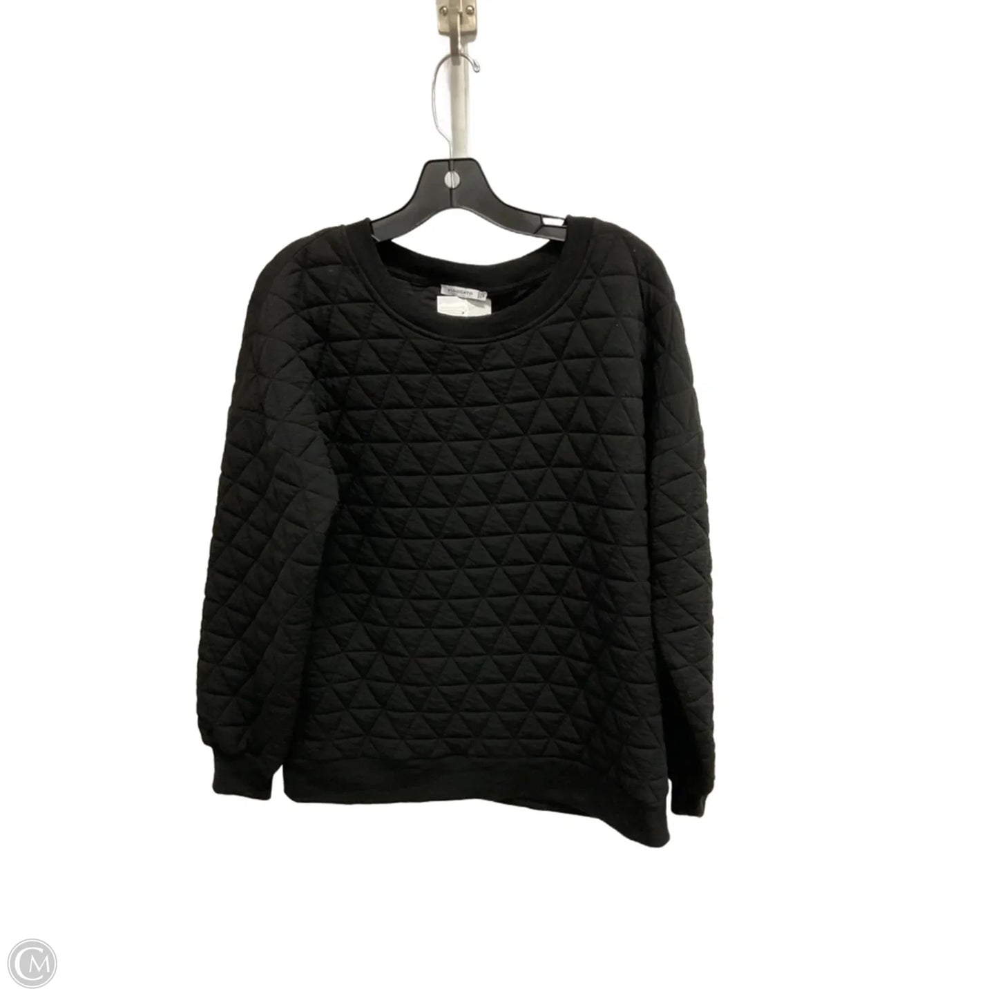 Sweatshirt Crewneck By Staccato In Black, Size: M