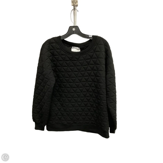 Sweatshirt Crewneck By Staccato In Black, Size: M