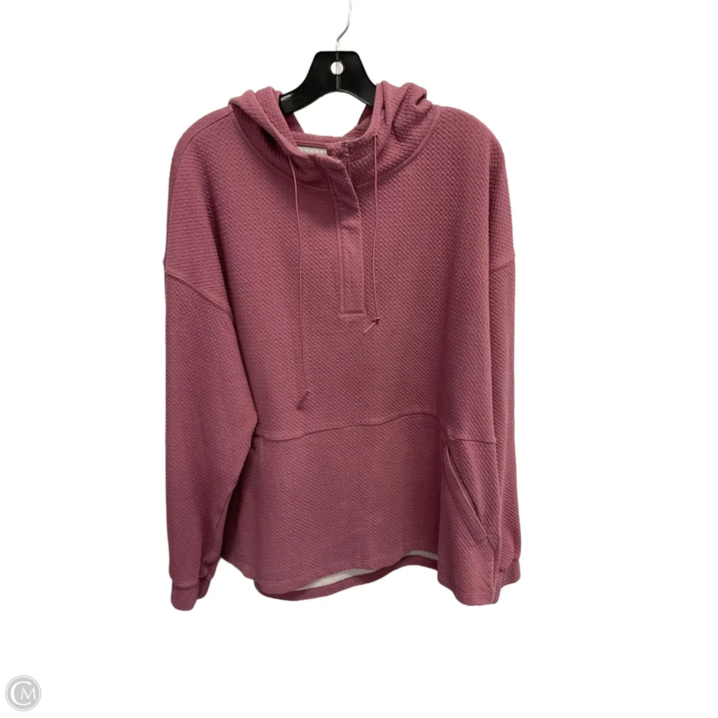 Sweatshirt Collar By Clothes Mentor In Pink, Size: Xl