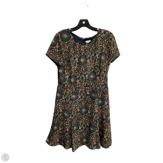 Dress Casual Midi By J. Crew In Floral Print, Size: 8