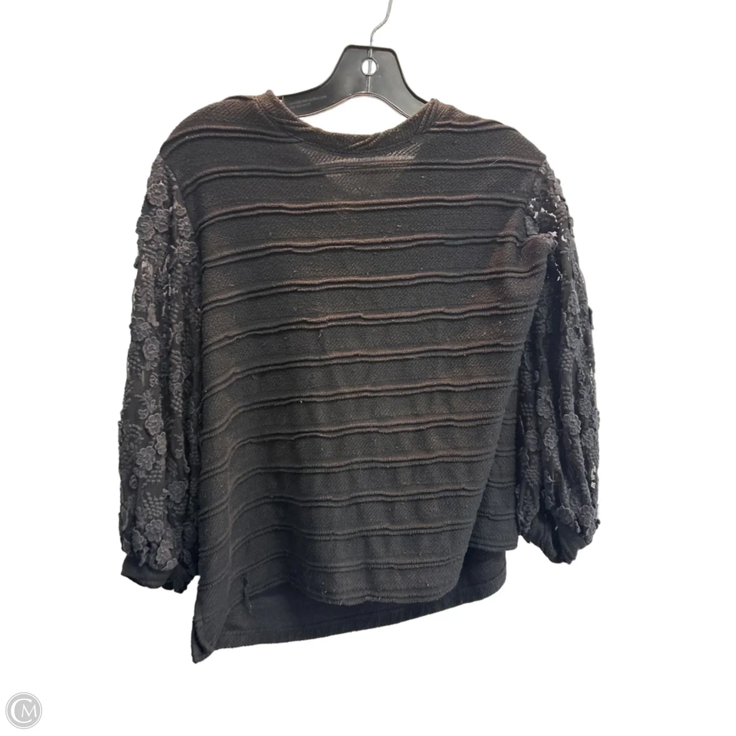 Top 3/4 Sleeve By Eri + Ali In Black, Size: M