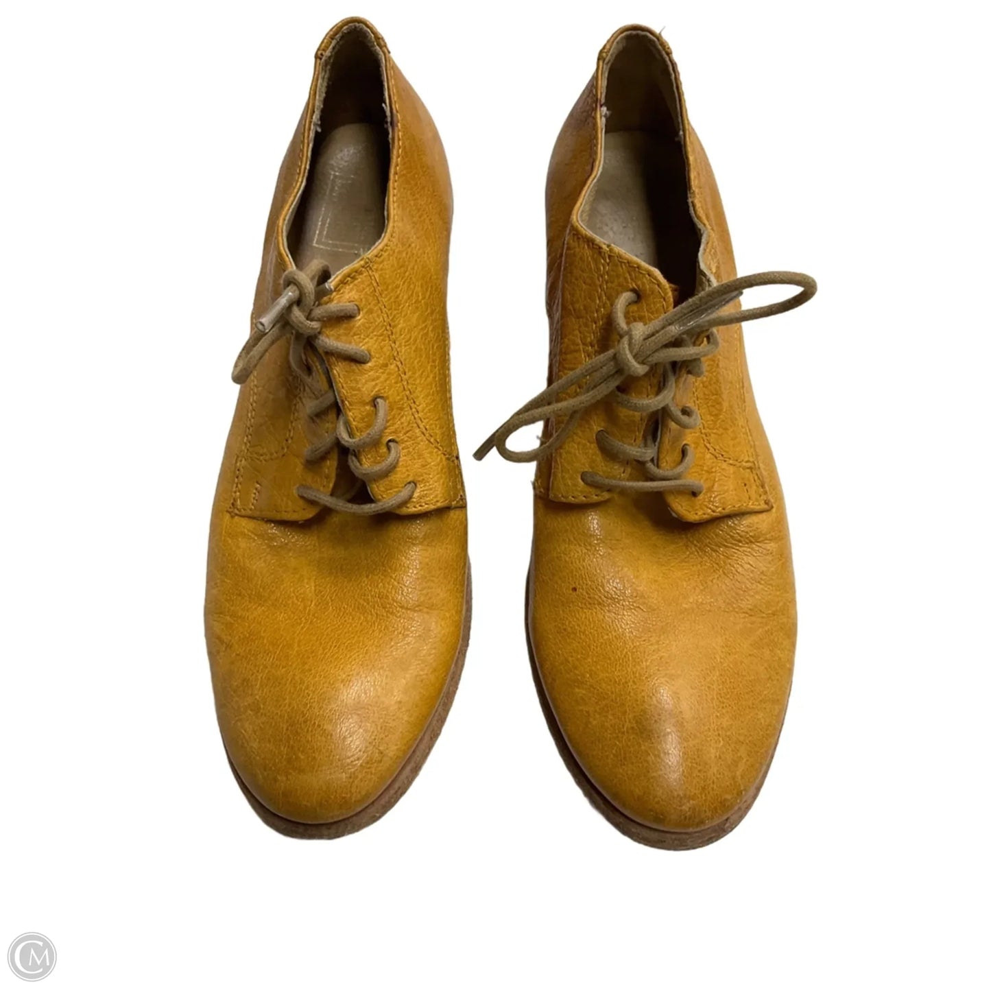 Shoes Designer By Frye In Yellow, Size: 8