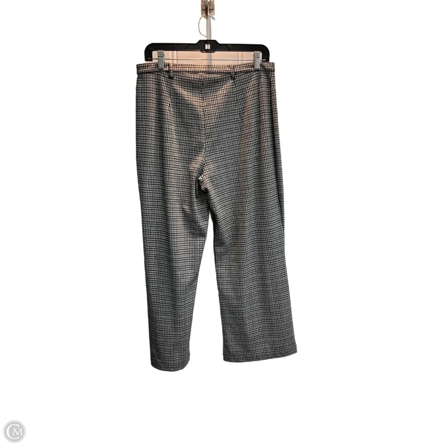 Pants Cropped By Wild Fable In Checkered Pattern, Size: L