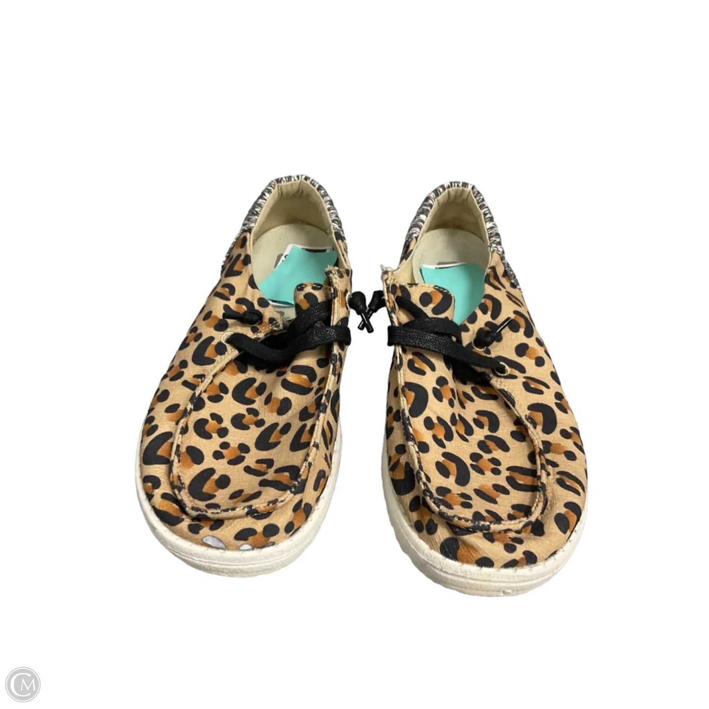 Shoes Athletic By Hey Dude In Animal Print, Size: 5