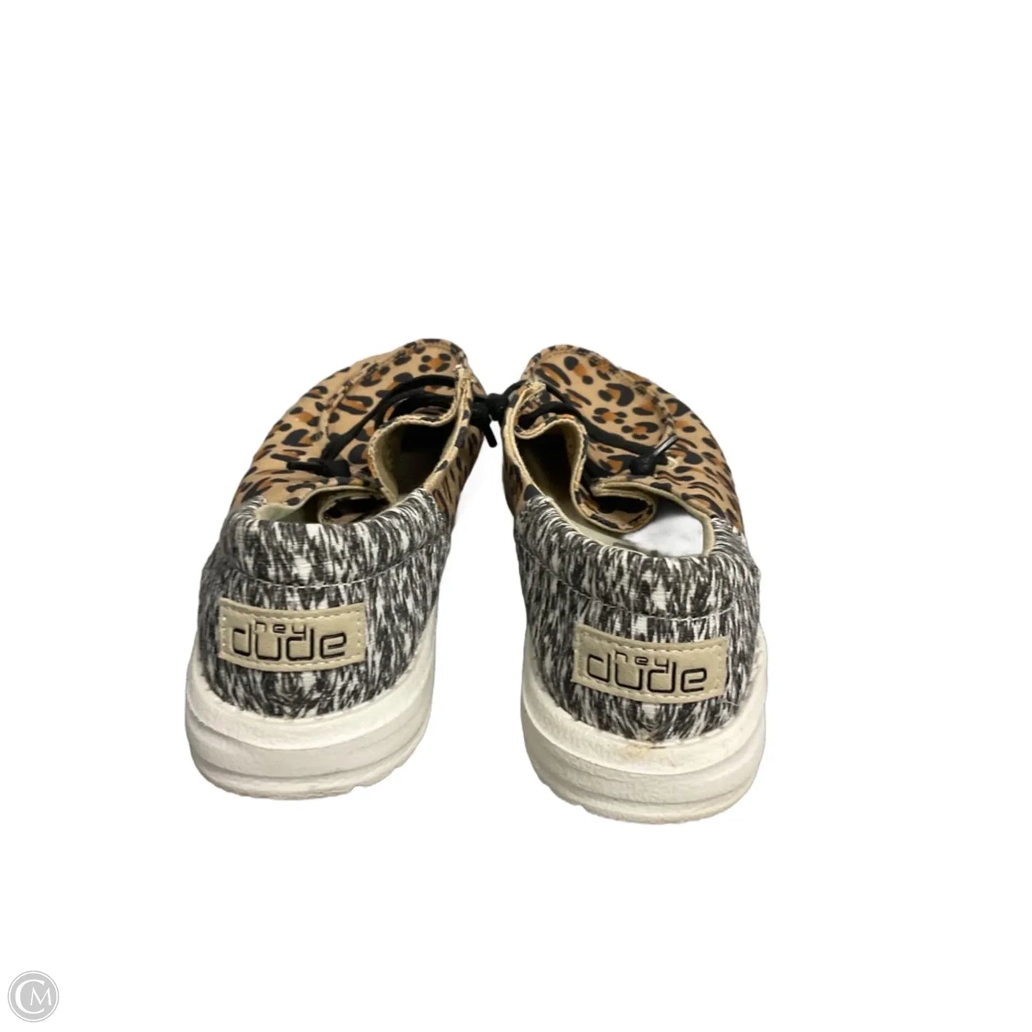 Shoes Athletic By Hey Dude In Animal Print, Size: 5