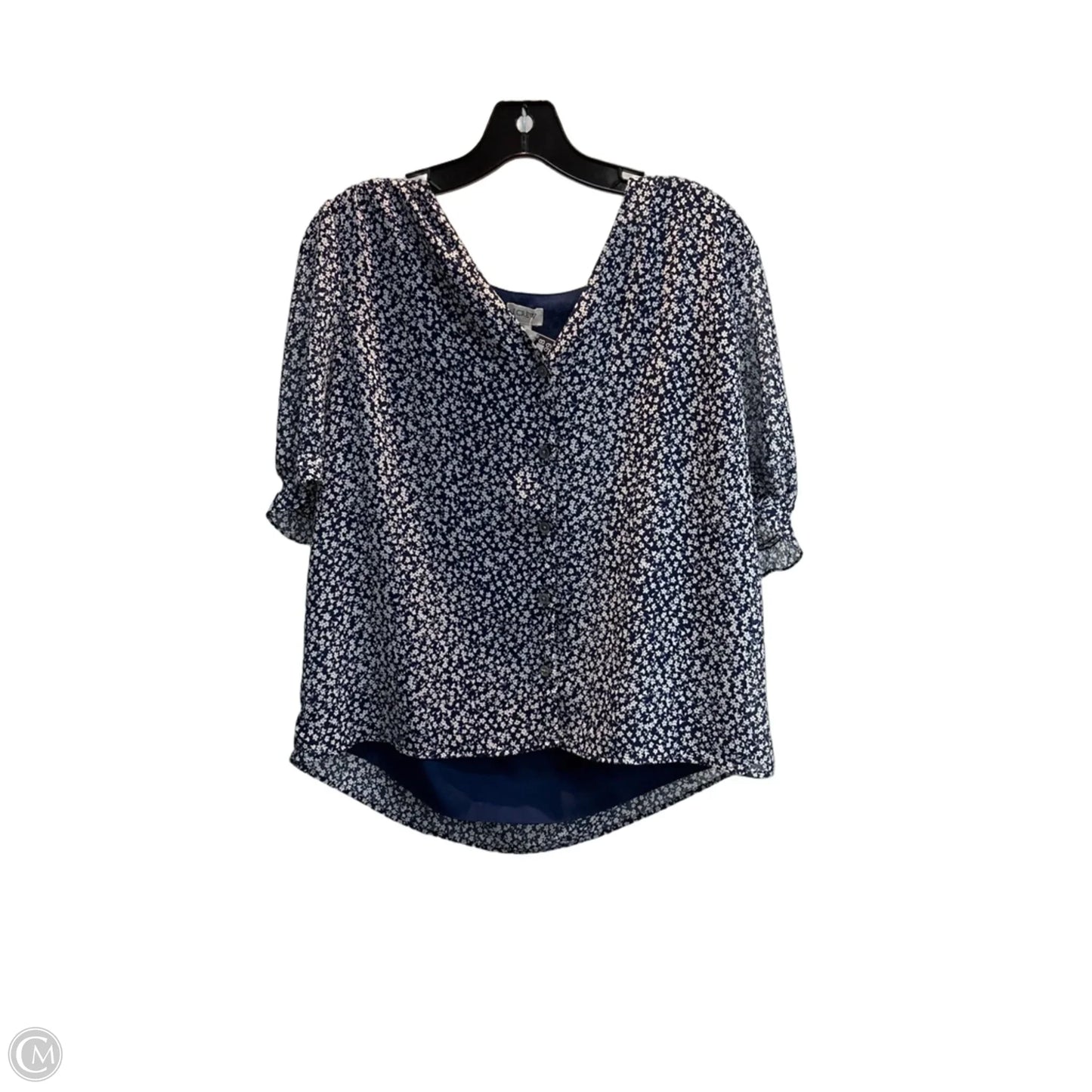 Top Short Sleeve By J. Crew In Floral Print, Size: S