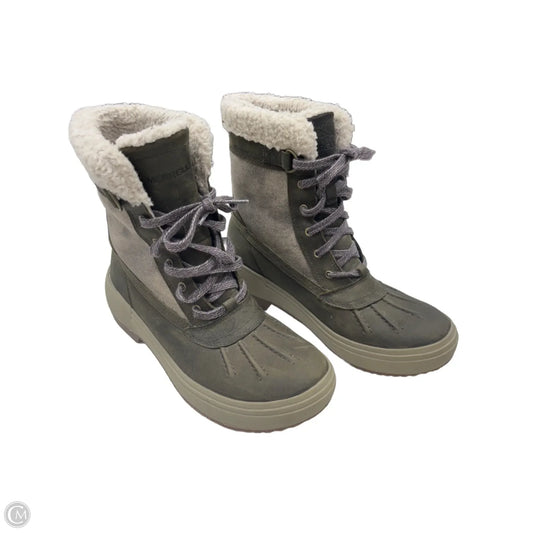 Boots Hiking By Merrell In Green, Size: 8