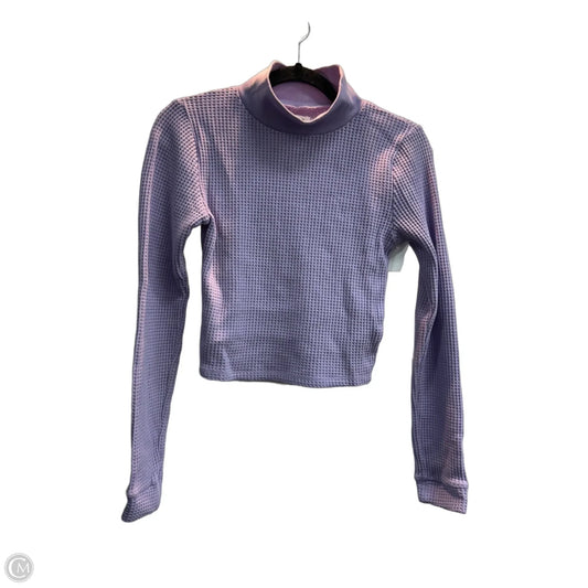 Top Long Sleeve By Aerie In Purple, Size: M