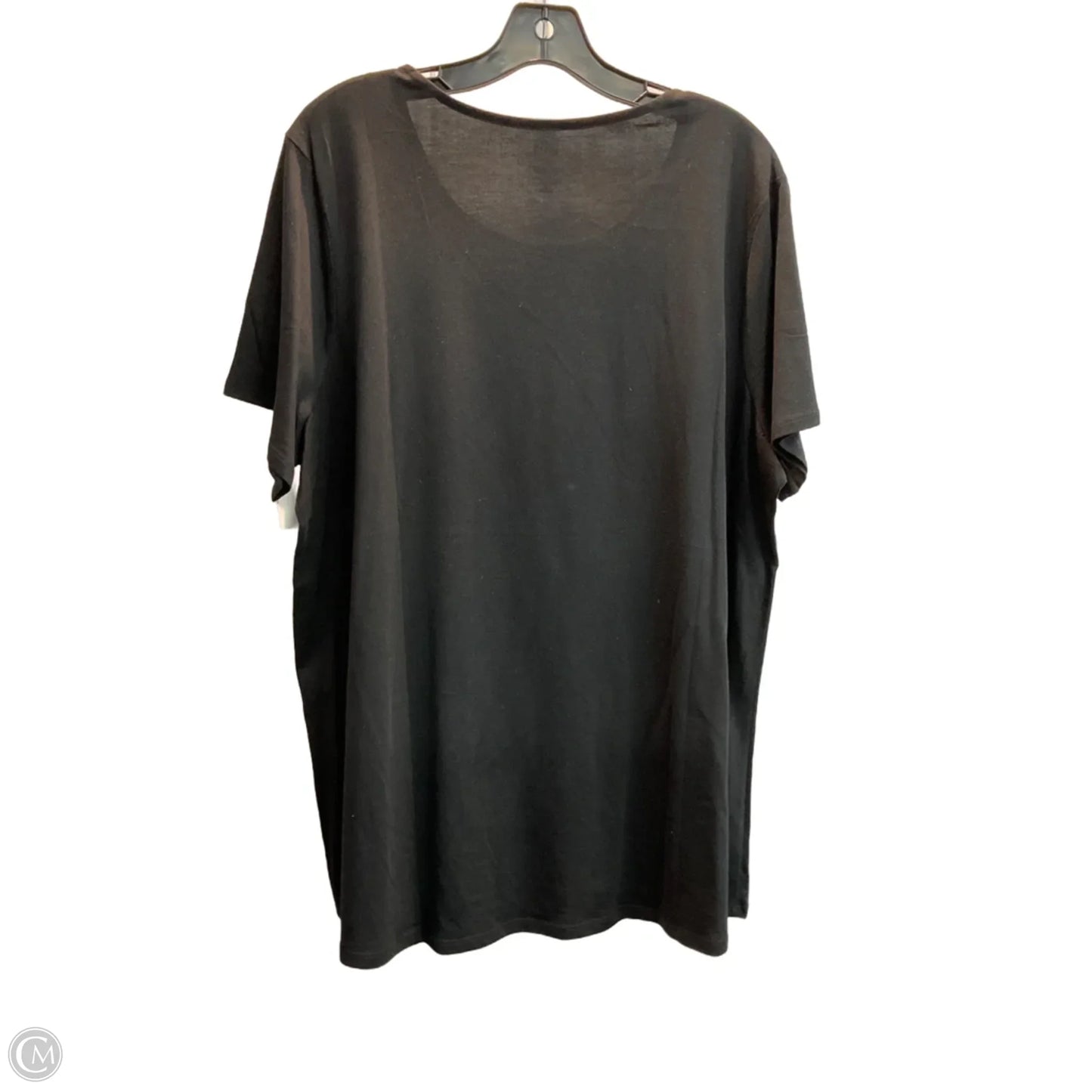 Top Short Sleeve Basic By Pure Jill In Black, Size: 2x