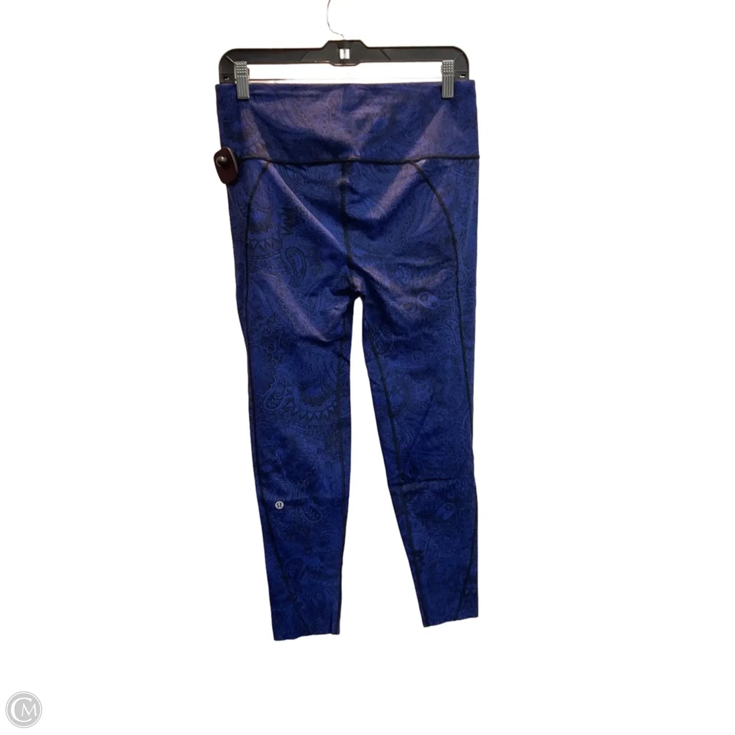 Athletic Leggings By Lululemon In Navy, Size: M