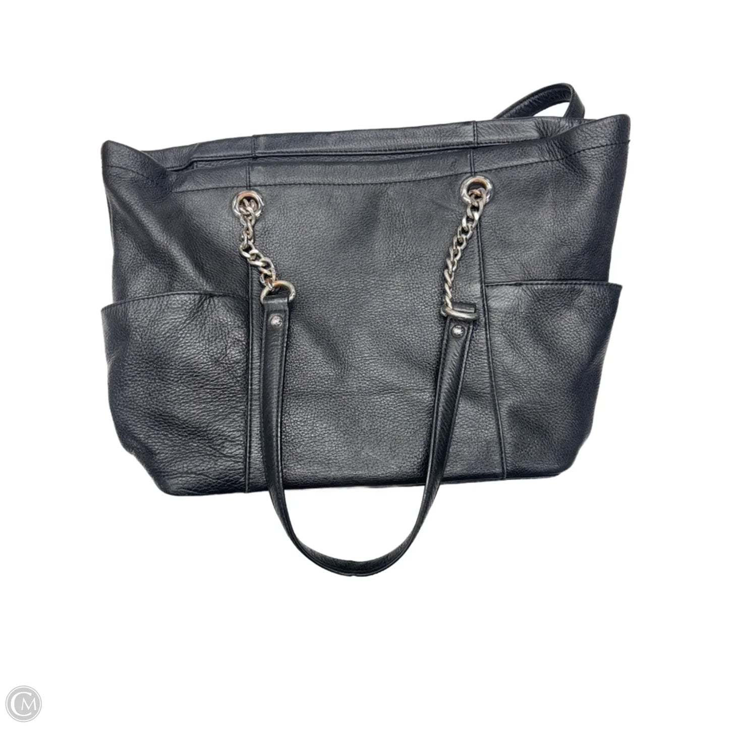 Handbag Leather By Calvin Klein, Size: Large