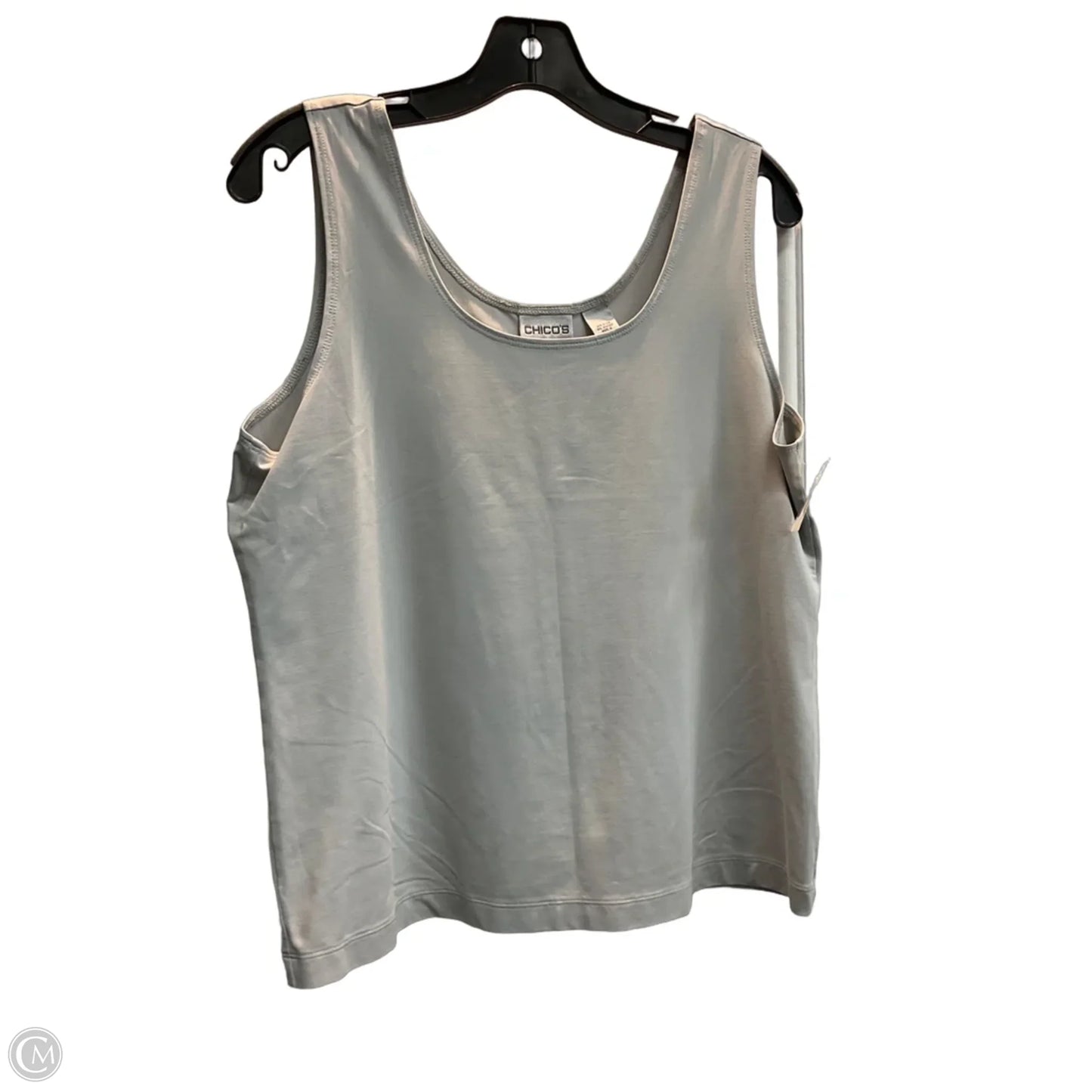Tank Top By Chicos In Grey, Size: L