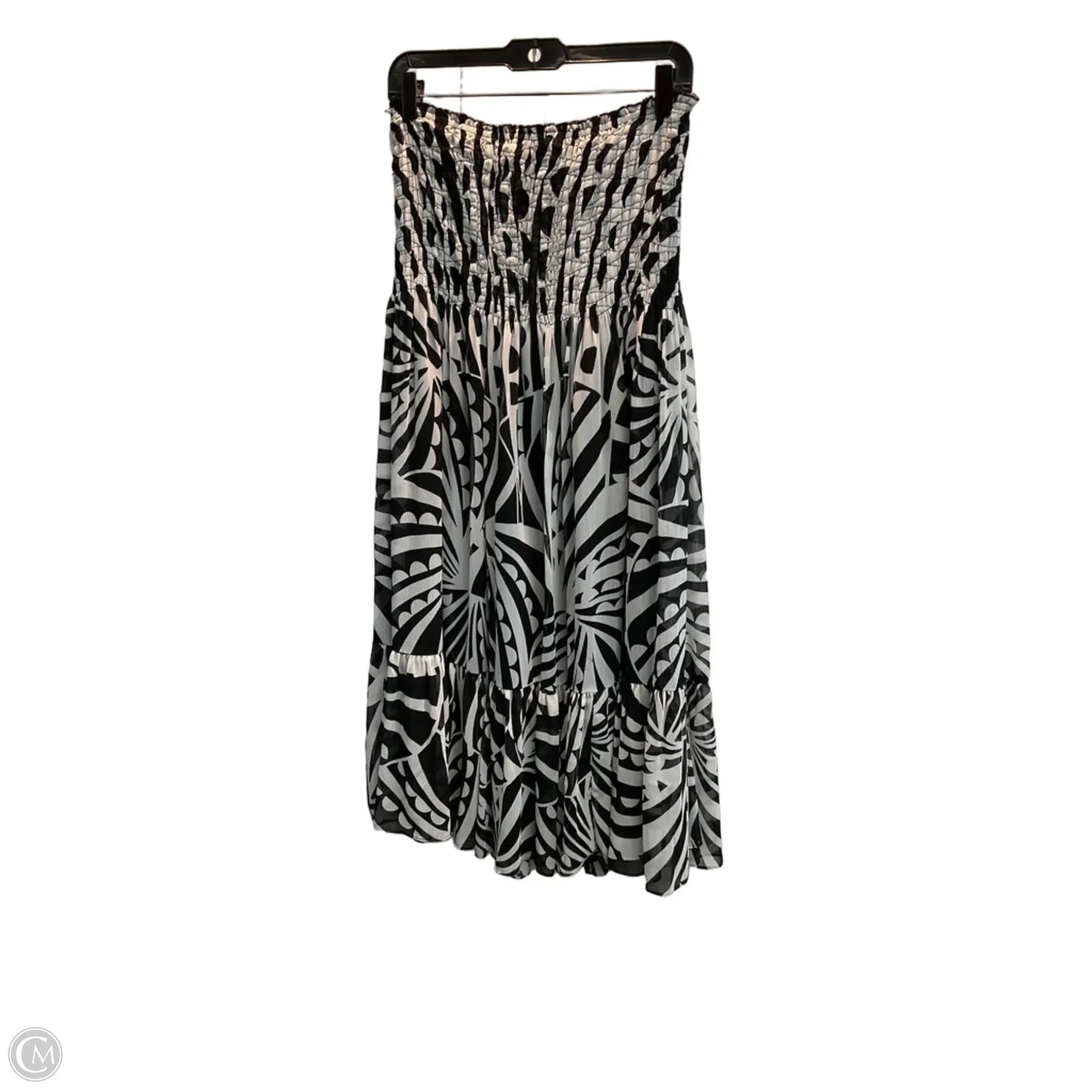 Dress Casual Midi By White House Black Market In Black, Size: 8