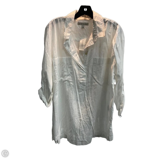 Tunic 3/4 Sleeve By Banana Republic In White, Size: Xl