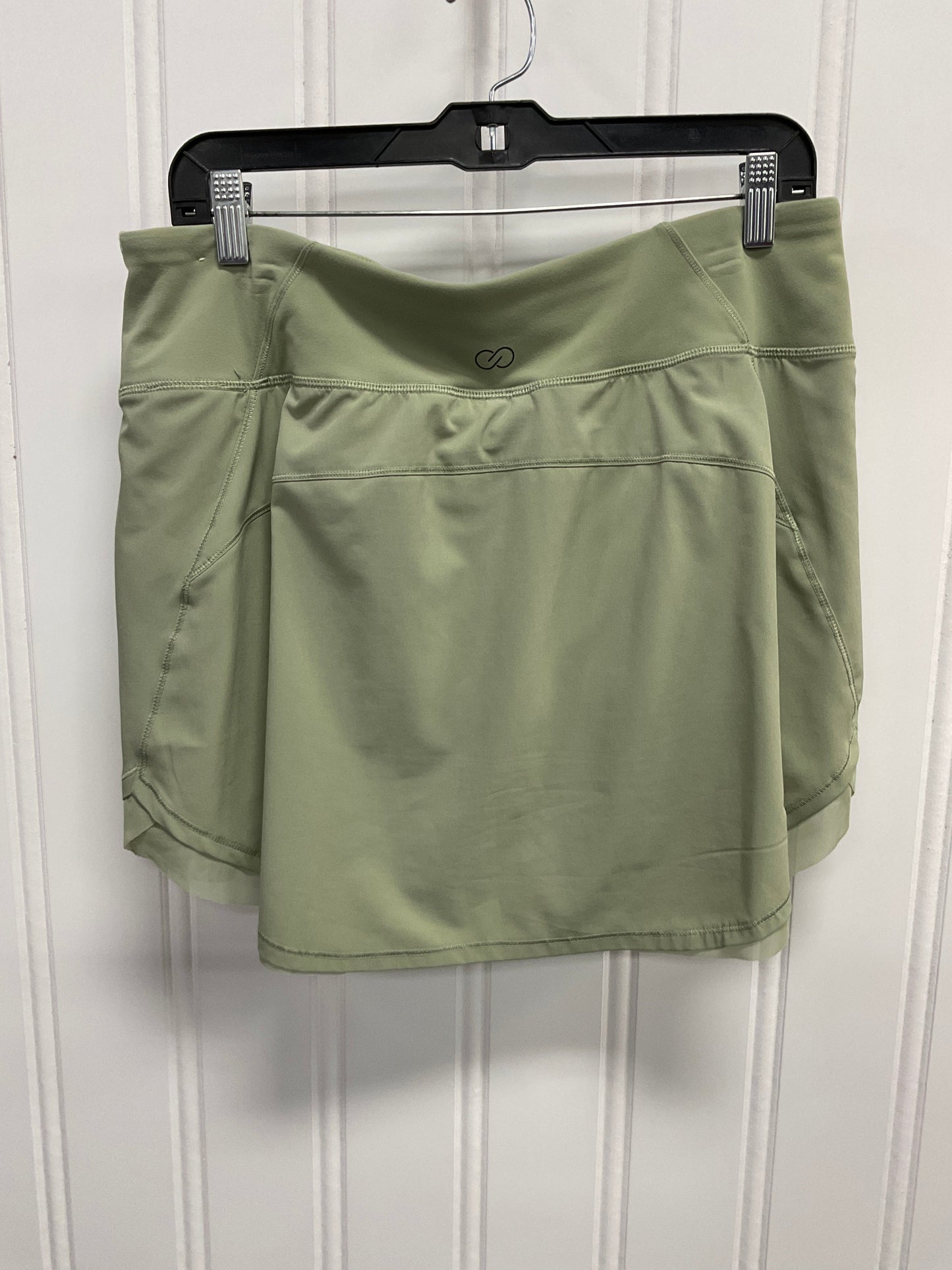 Athletic Skort By Calia In Green, Size: L