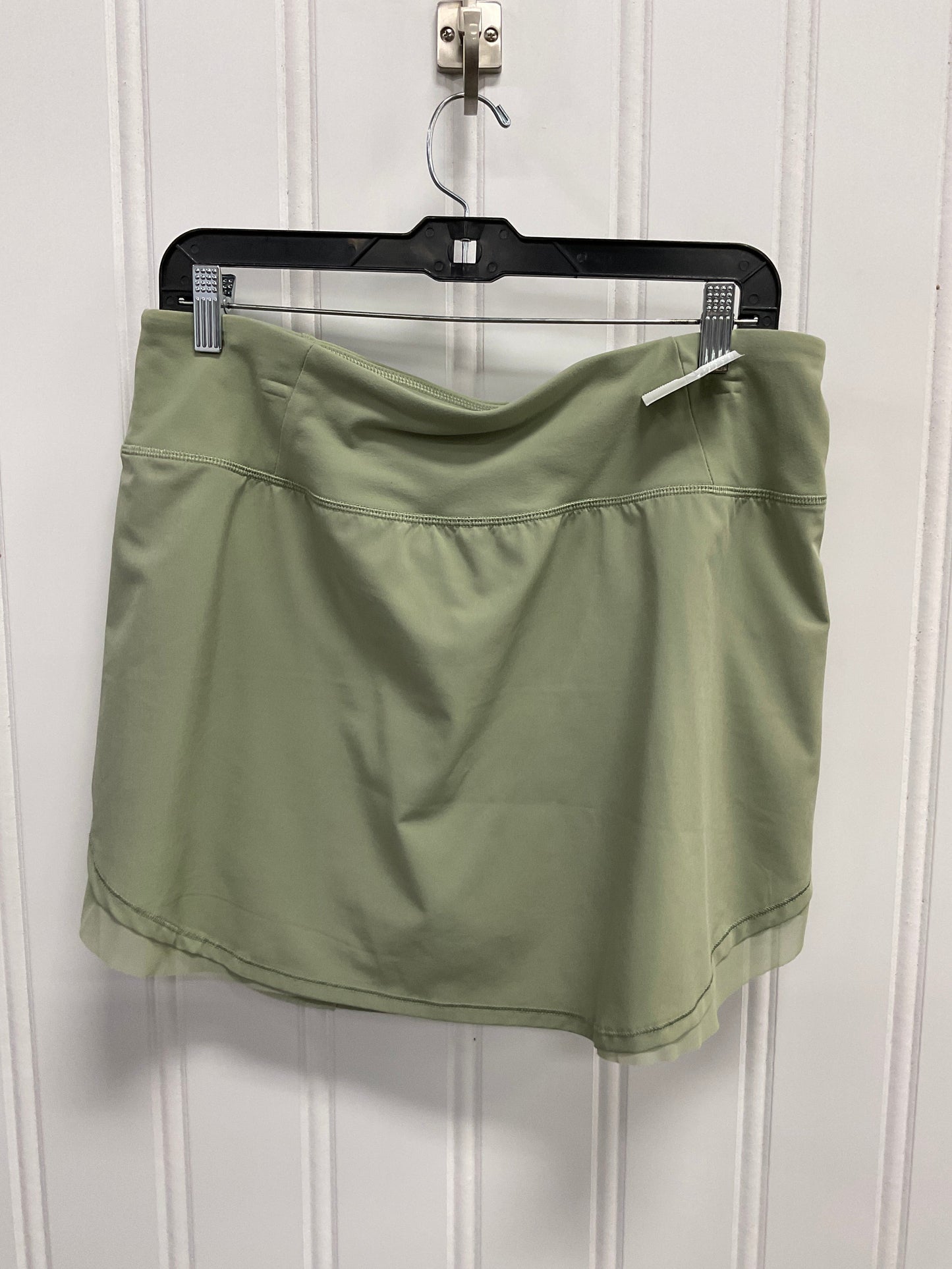 Athletic Skort By Calia In Green, Size: L