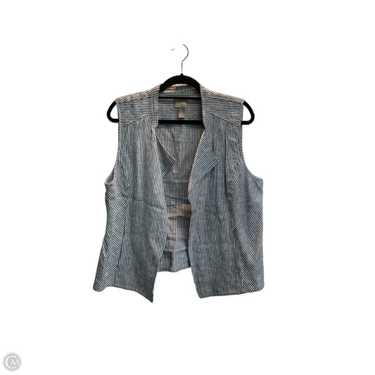 Vest Other By Chicos In Striped Pattern, Size: L
