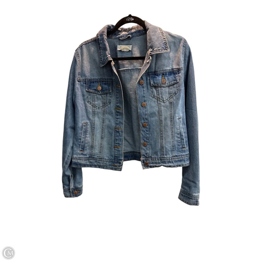 Jacket Denim By Ci Sono In Blue, Size: M