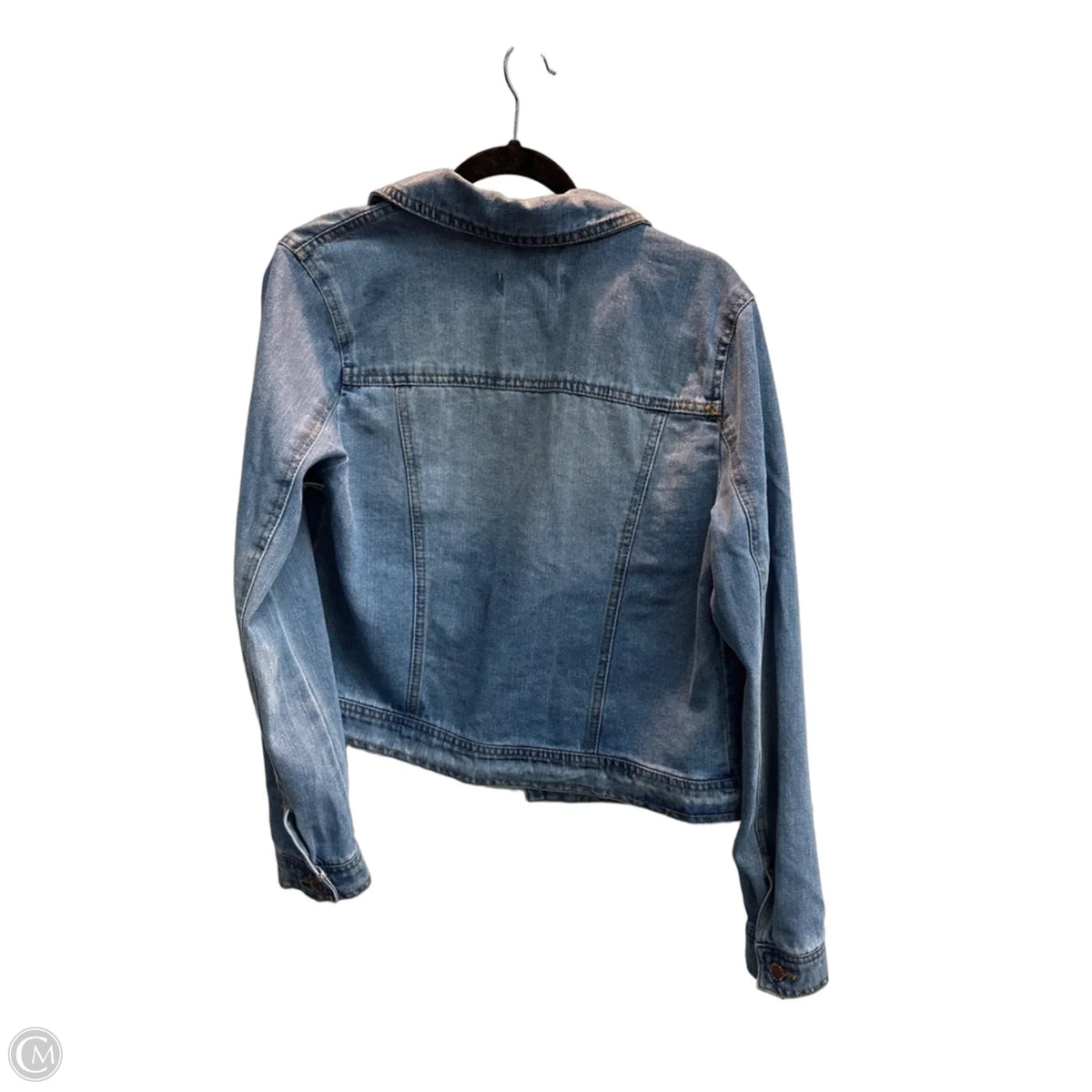 Jacket Denim By Ci Sono In Blue, Size: M