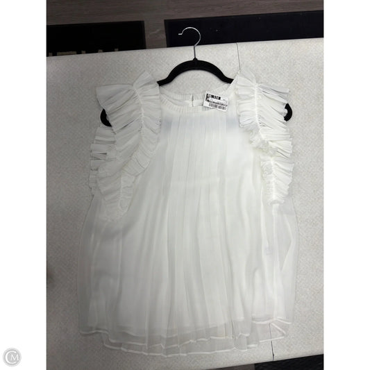 Top Sleeveless By White House Black Market In White, Size: Xxs