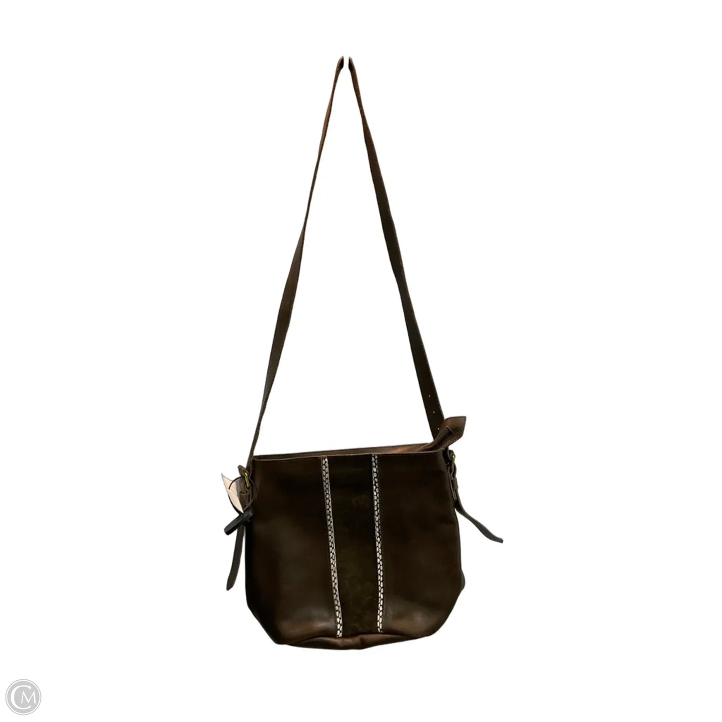 Crossbody Leather By Madewell, Size: Medium
