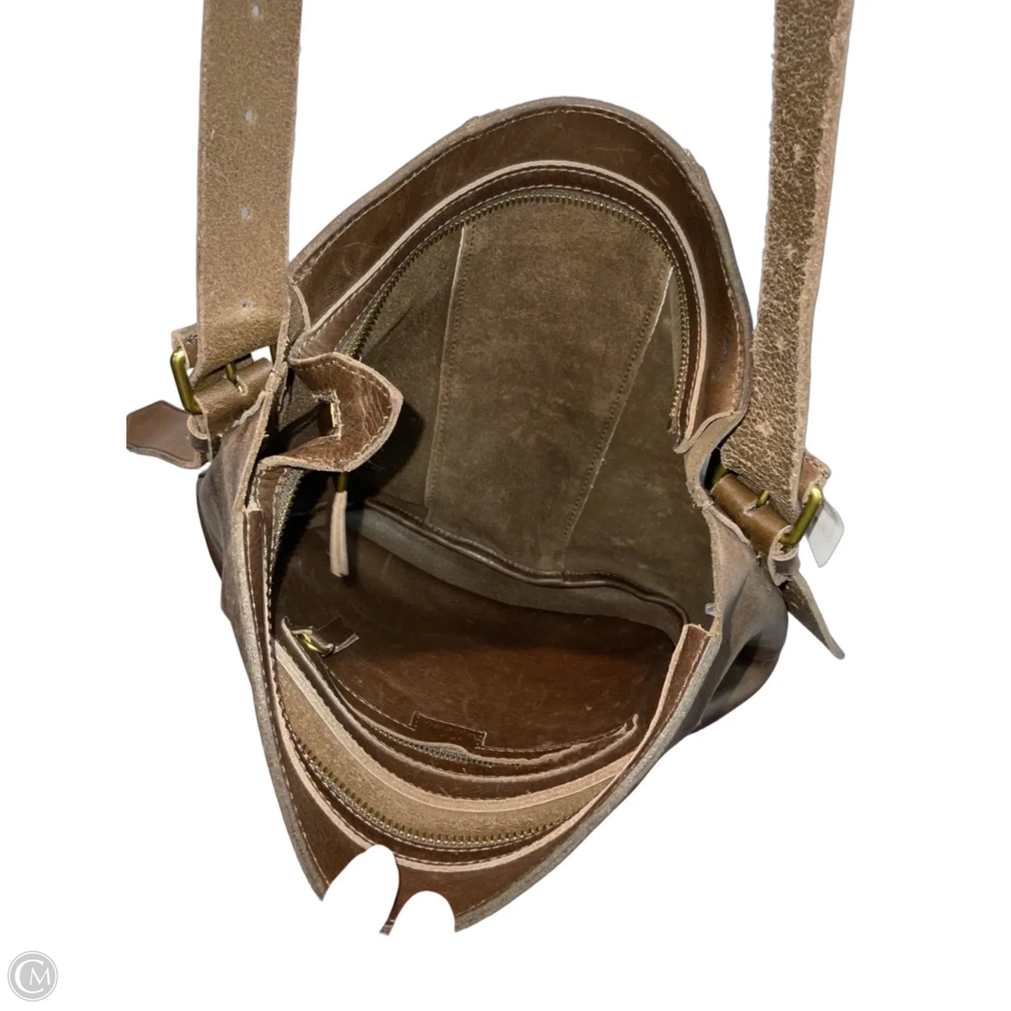 Crossbody Leather By Madewell, Size: Medium