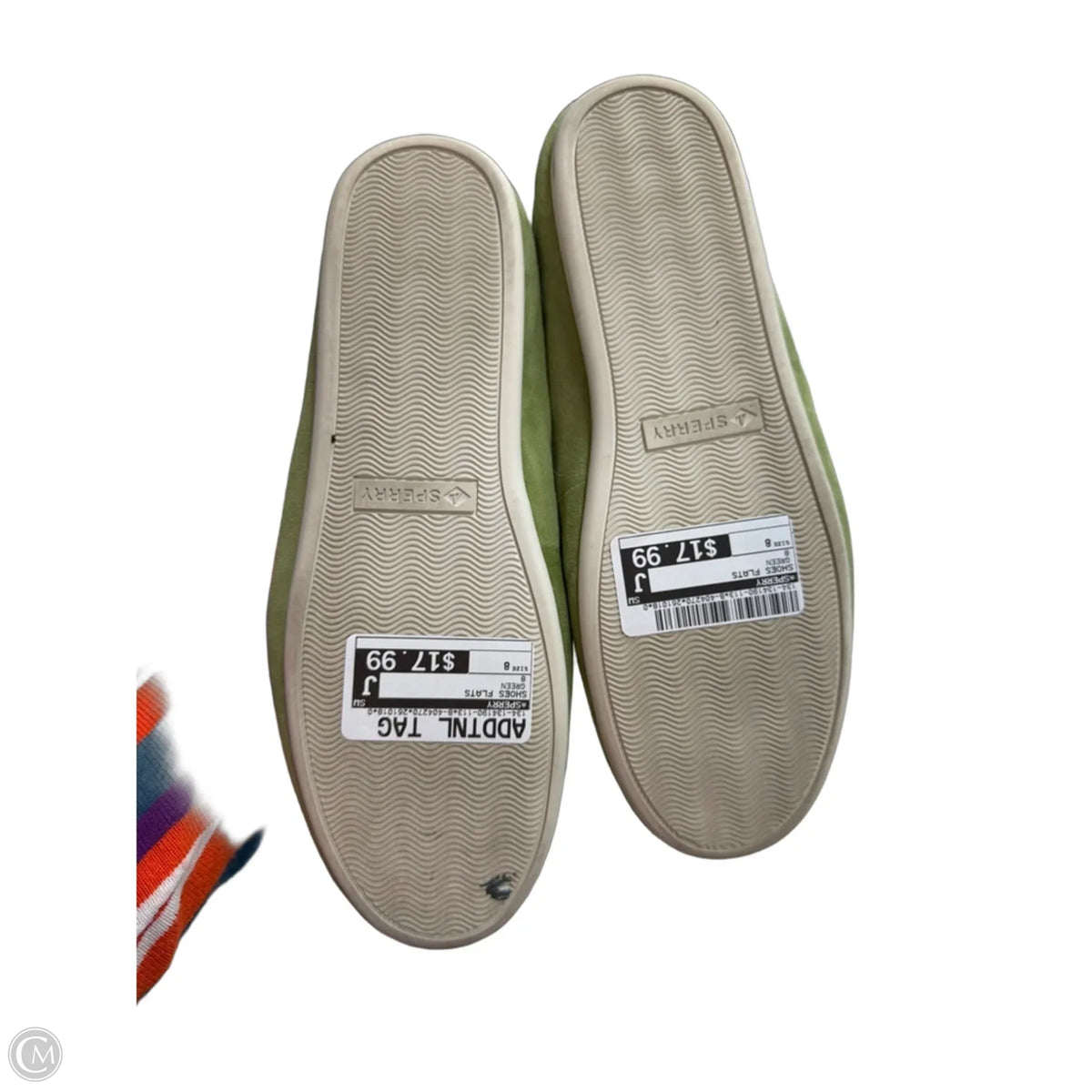 Shoes Flats By Sperry In Green, Size: 8