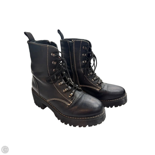 Boots Combat By Madden Girl In Black, Size: 10