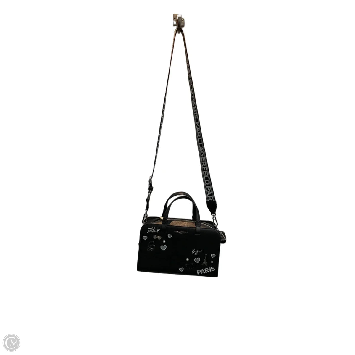 Handbag Designer By Karl Lagerfeld, Size: Medium