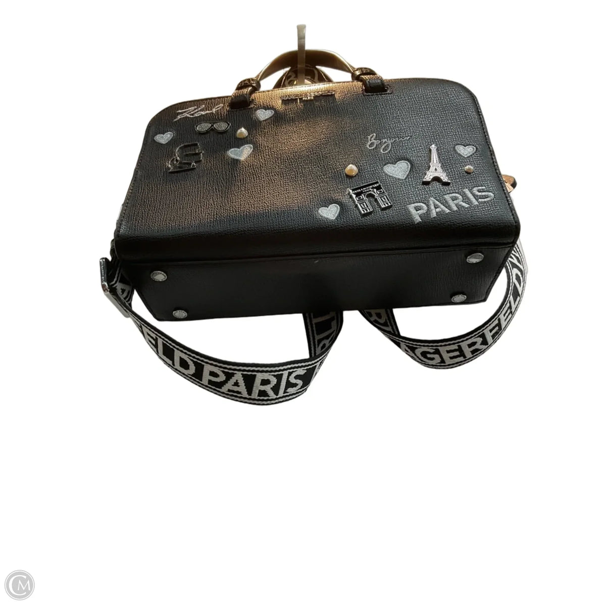 Handbag Designer By Karl Lagerfeld, Size: Medium