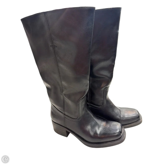 Boots Knee Heels By Frye And Co In Black, Size: 9