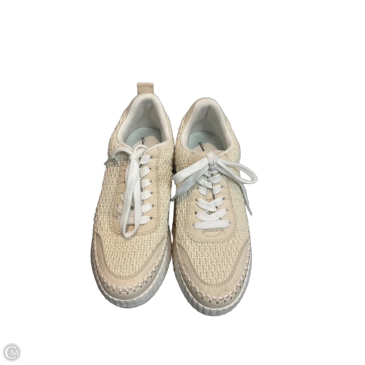 Shoes Heels Platform By Universal Thread In Cream, Size: 7