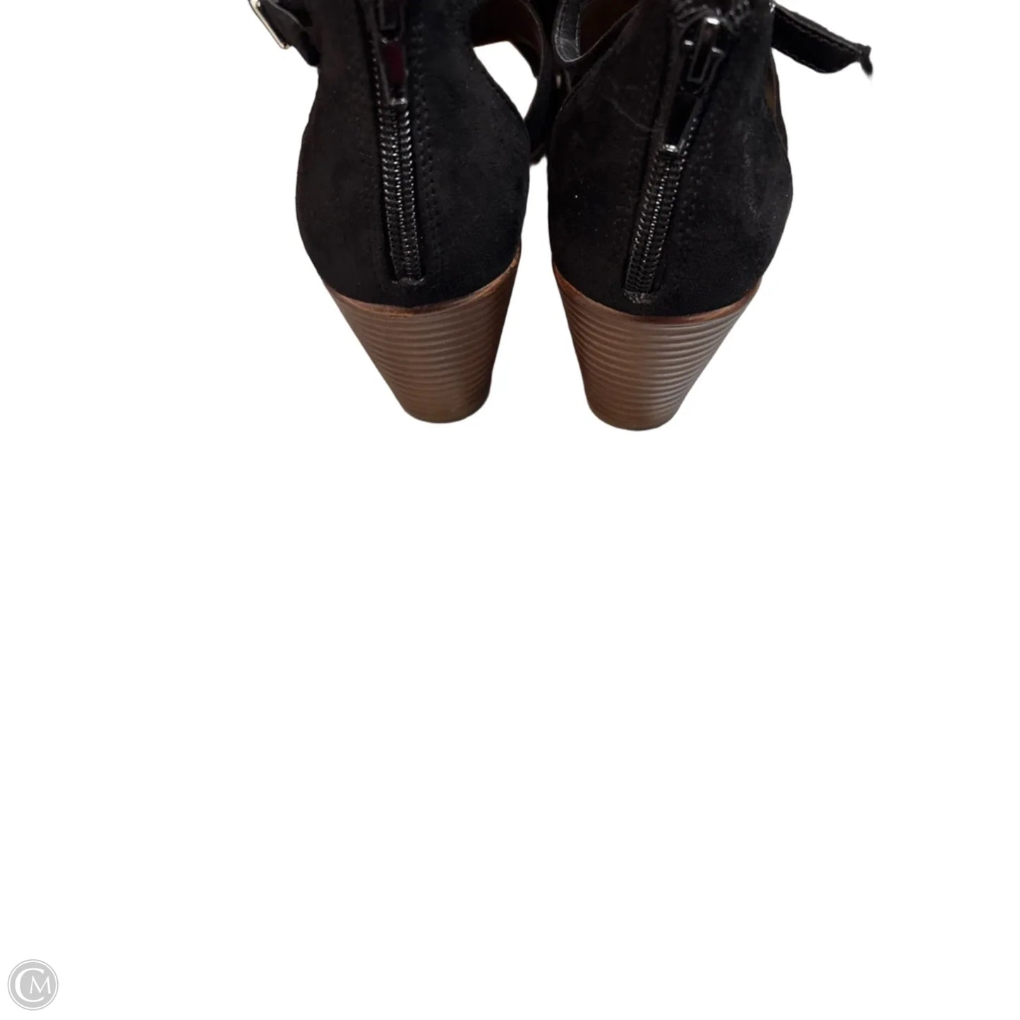 Sandals Heels Wedge By Kelly And Katie In Black, Size: 9