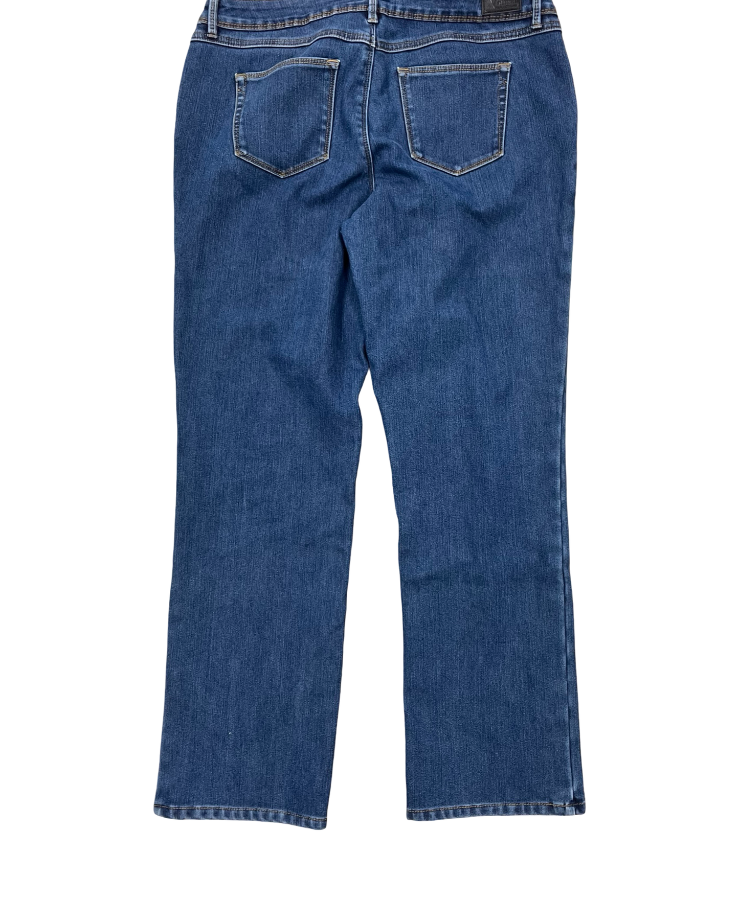 Jeans Boot Cut By Natural Reflections In Blue Denim, Size:16