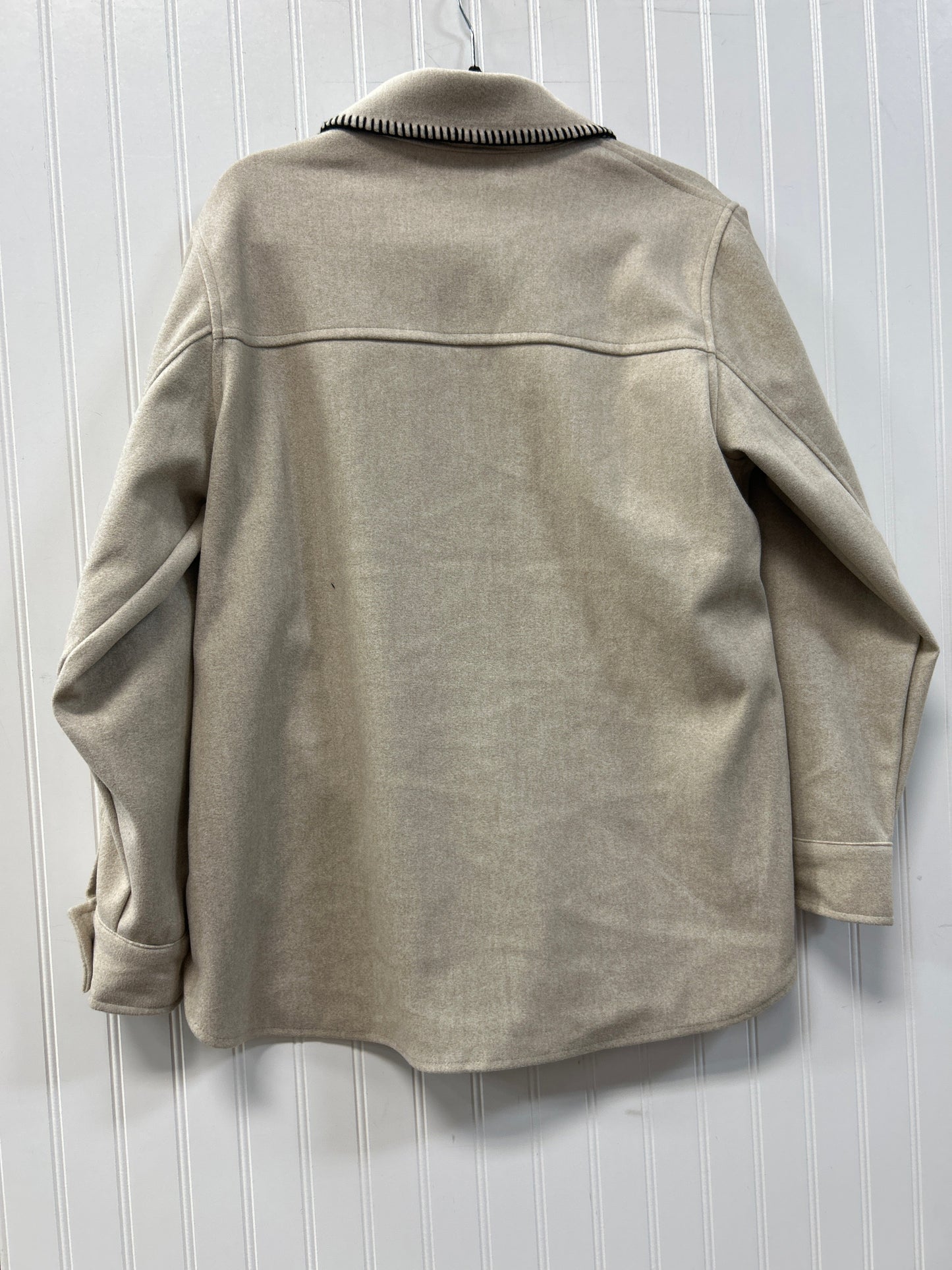 Jacket Fleece By Bke In Beige, Size:L