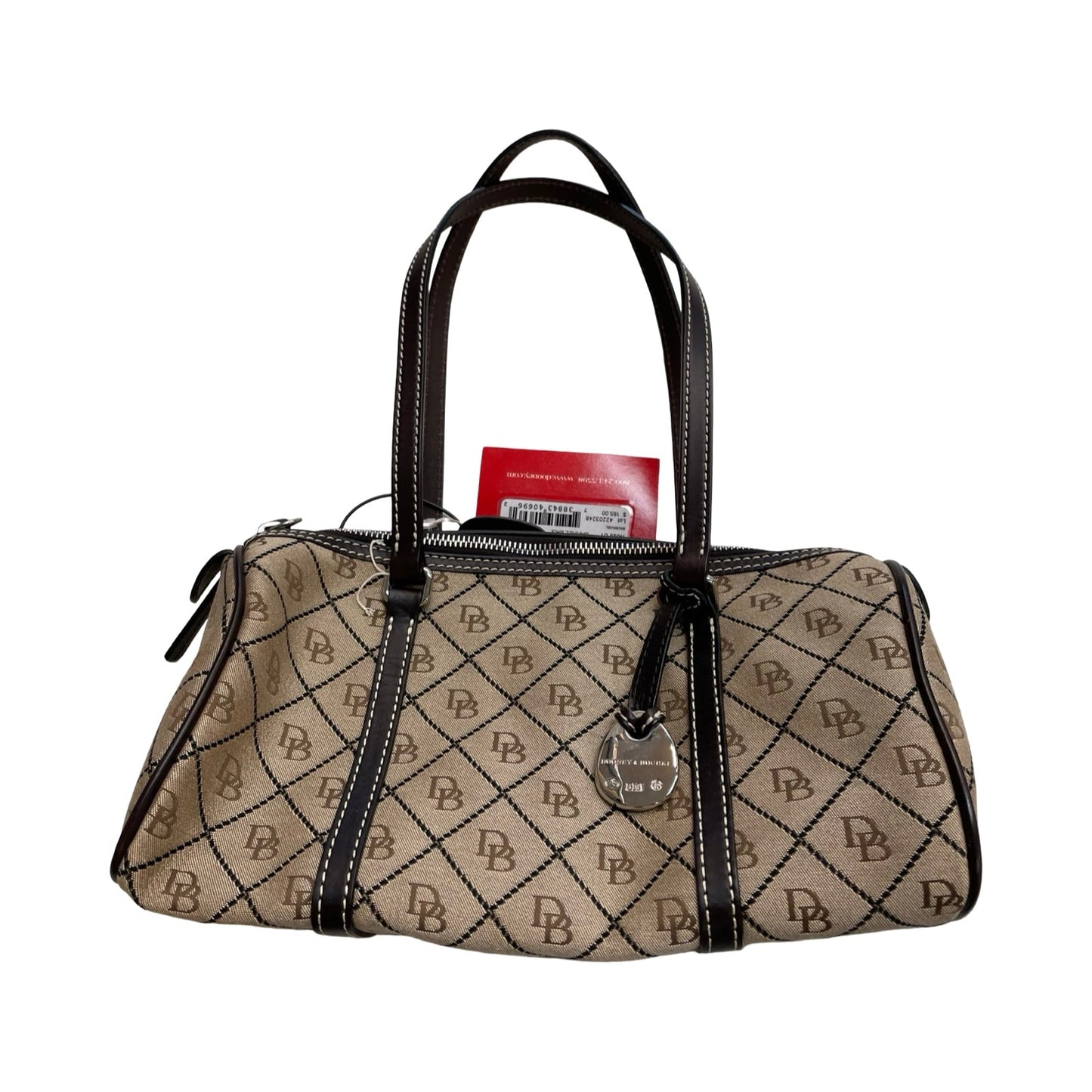 Handbag Designer By Dooney And Bourke In Brown, Size:Medium