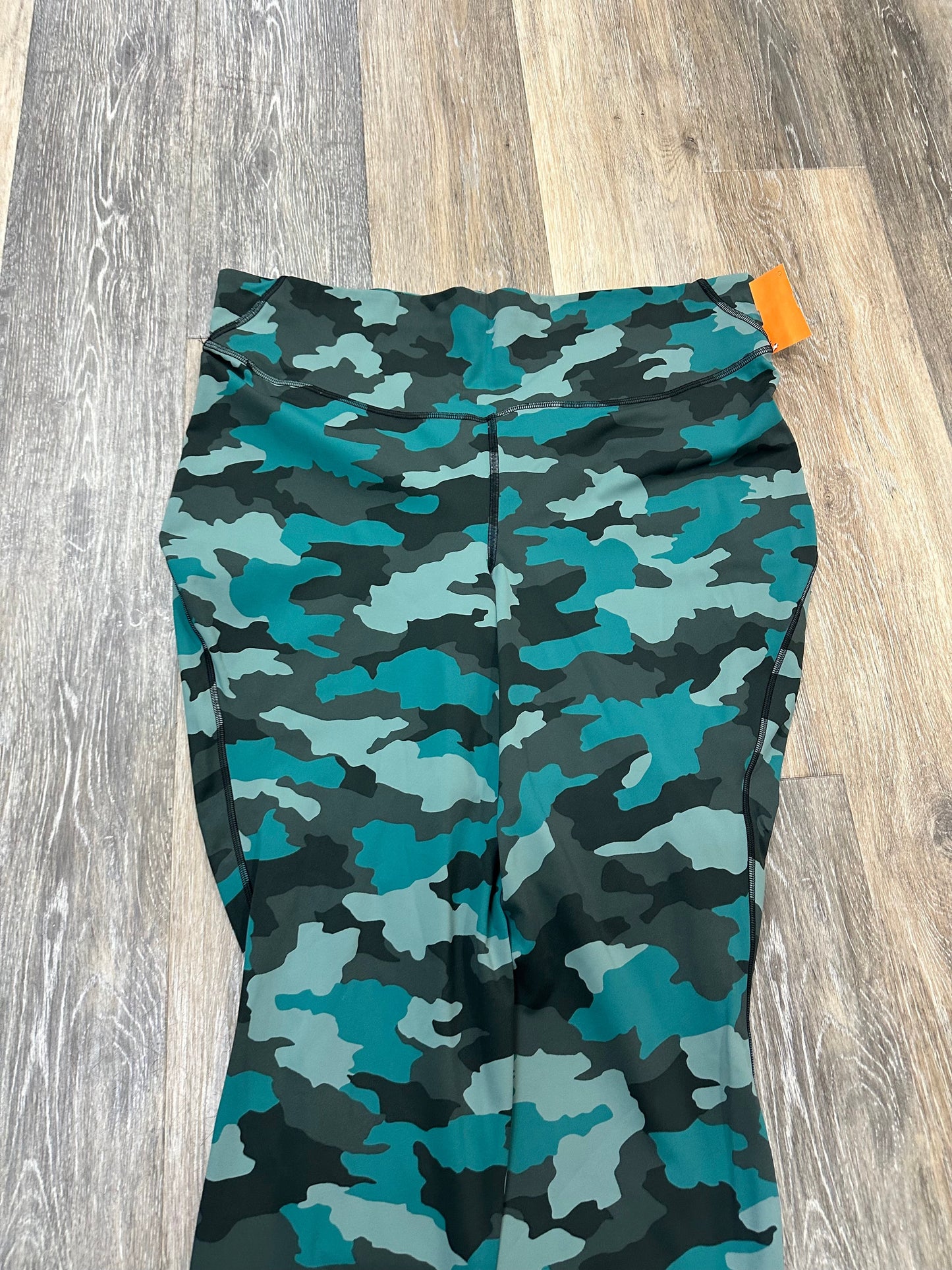 Athletic Leggings By Lululemon In Camouflage Print, Size: 18