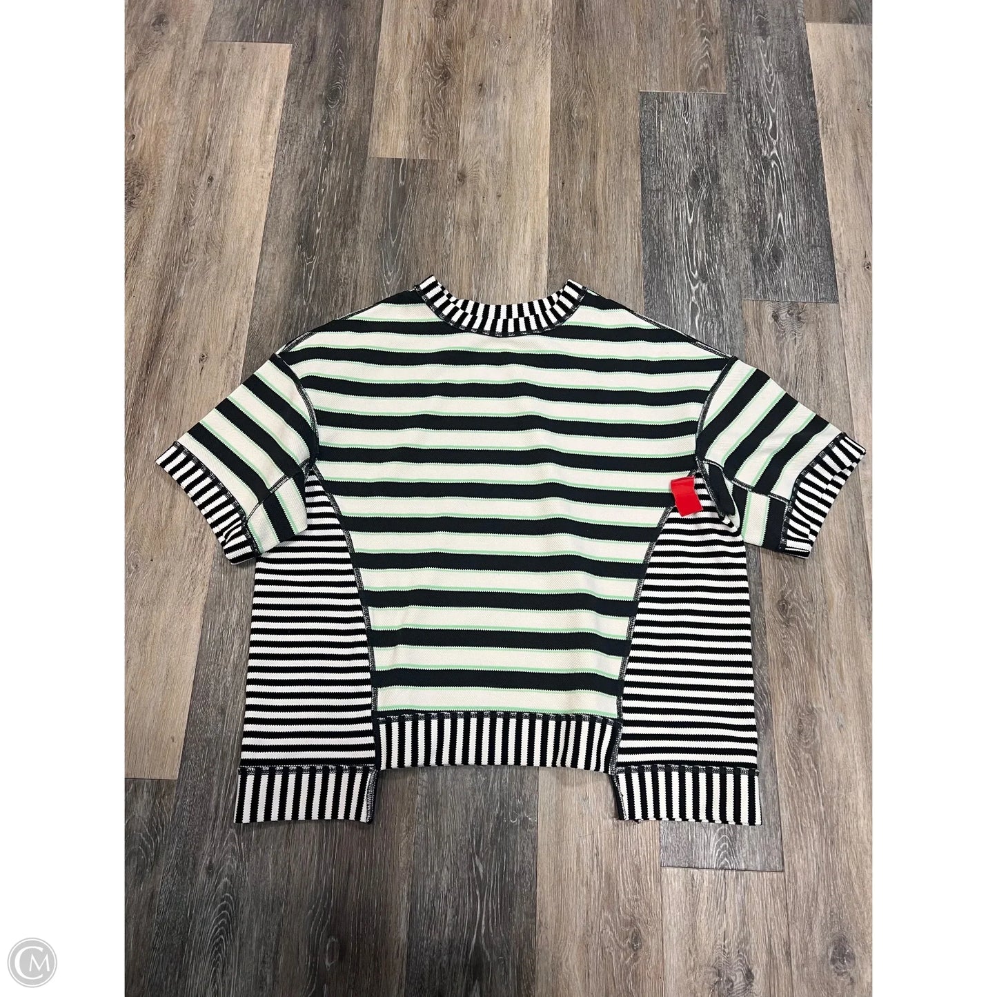 Top Short Sleeve By Clothes Mentor In Striped Pattern, Size: L