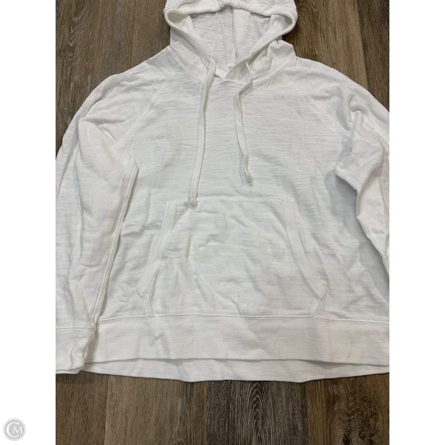 Top Long Sleeve By Faherty In White, Size: L