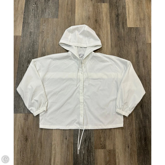 Athletic Jacket By Athleta In White, Size: S