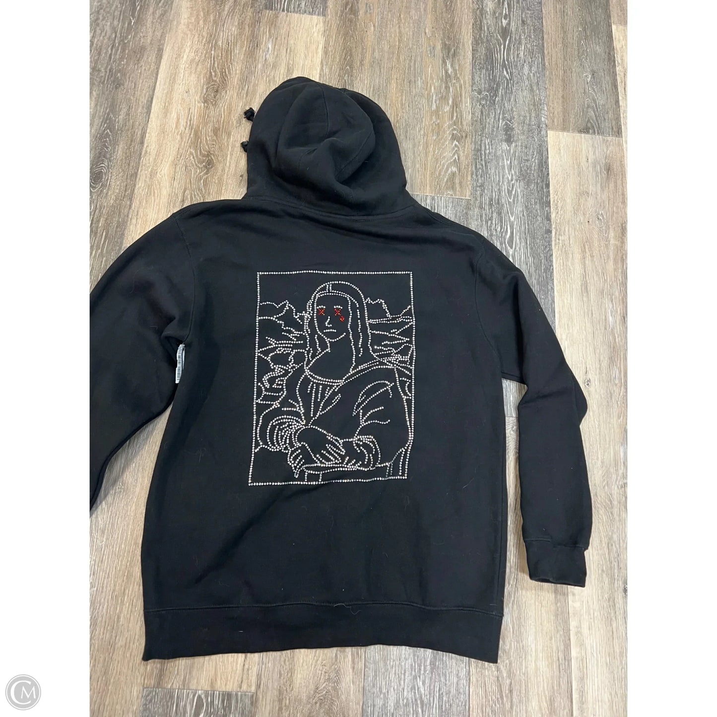 Sweatshirt Hoodie By Prosecute In Black, Size: L