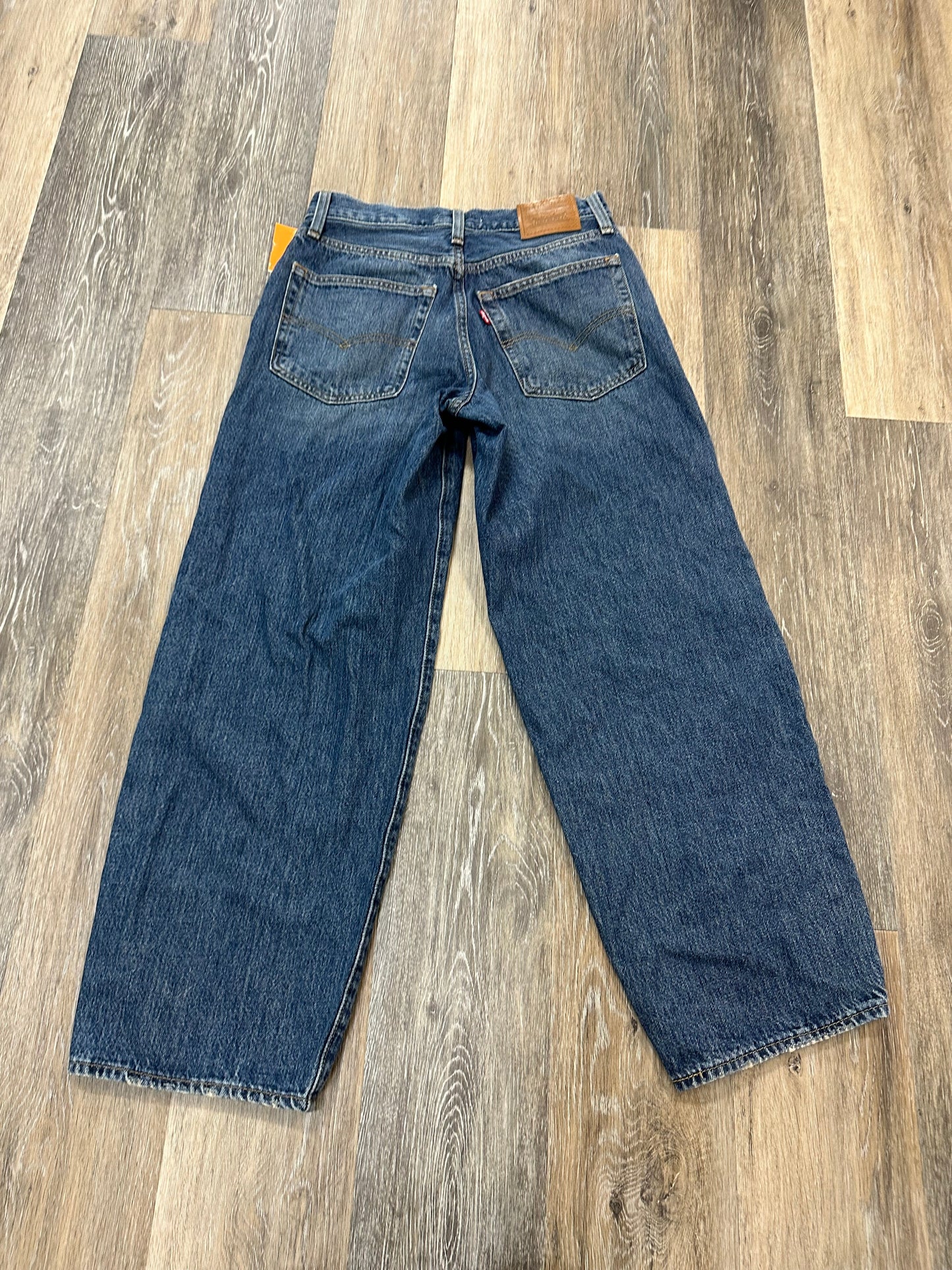 Jeans Straight By Levis In Blue Denim, Size: 2